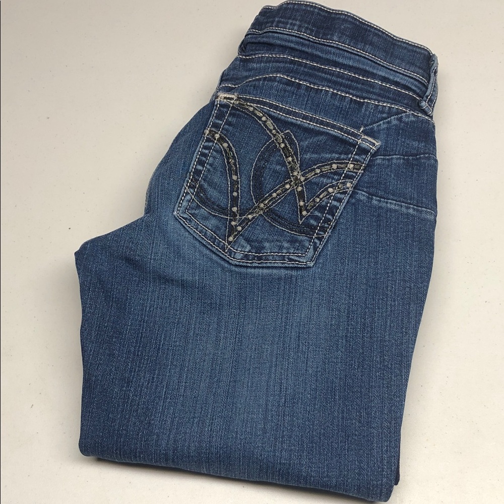 WRANGLER QBABY BOOTCUT JEANS 2/26x34 ⭐️